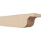 Ekena Millwork 4in. W x 4in. H x 16in. L Del Monte Woodgrain TimberThane Rafter Tail, Primed Tan RFTUR04X04X16DELRCPR - alternate 1